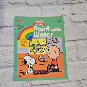 Snoopy and Friends Paint with Water Vintage 1987